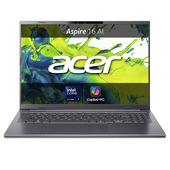 Acer Aspire 16 AI Copilot+ PC Intel Core Ultra 7 258V Computer portatile 40,6 cm (16") OLED WUXGA 32 GB LPDDR5x-SDRAM 1 TB SSD Wi-Fi 7 (802.11be) Windows 11 Home Italiano Grigio