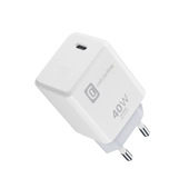 Cellularline ACH USB-C 40W PD Caricabatterie da rete dedicato Apple con porta USB-C 40W PD, ideale per la ricarica della serie iPhone 17 e dei nuovi iPad Pro 2025.
