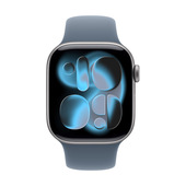 Apple Cinturino Sport blu salmastro (42 mm) - S/M