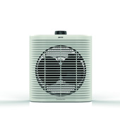 Imetec Compact Air, Termoventilatore piccolo e potente, Stufetta Elettrica, 2000 W, maniglia integrata, temperatura regolabile, funzione antigelo, dispositivo di protezione dai surriscaldamenti