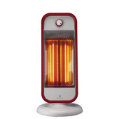 Electroline CHE09R Stufa radiante con elementi al carbonio Rossa Bianca 900W oscillazione motorizzata