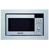 Glem Gas GMI203IX forno a microonde Da incasso Microonde con grill 20 L 800 W Acciaio inossidabile