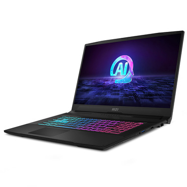MSI Katana A17 AI B8VG-883IT AMD Ryzen™ 7 8845HS Computer portatile 43,9 cm (17.3") Full HD 16 GB DDR5-SDRAM 1 TB SSD NVIDIA GeForce RTX 4070 Wi-Fi 6E (802.11ax) Windows 11 Home Nero