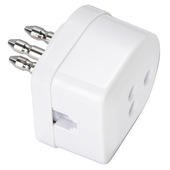 Hama Adattatore telefonico spina tripolare / presa tripolare - presa jack 6p 4c
