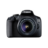 Canon EOS 2000D + EF-S 18-55mm f/3.5-5.6 III Kit fotocamere SLR 24,1 MP CMOS 6000 x 4000 Pixel Nero