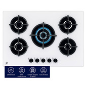 Electrolux Piano Gas Comandi Frontali 75 Cm EGG75372W