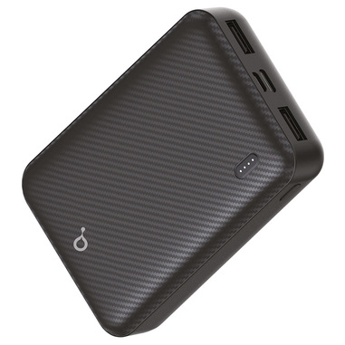 IOPLEE Powerbank con batteria da 10.000 mAh - Nero