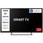 IOPLEE IOP50KVDA SMART TV 50" UHD 4K, Sistema operativo VIDAA, Triplo tuner DVBT2/C/S2, Certificato TivuSAT, Piedistallo centrale in metallo, Dolby Audio, Parental Control
