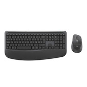 Logitech Signature Comfort Plus Combo MK880 tastiera Mouse incluso Universale RF senza fili + Bluetooth QWERTY Italiano Grafite