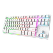 Trust GXT 831W tastiera Gaming Wireless a RF + USB AZERTY Italiano Bianco