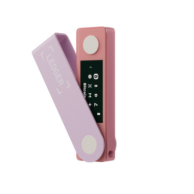 Ledger Nano X Portafoglio hardware con chiavetta USB Rosa, Bianco