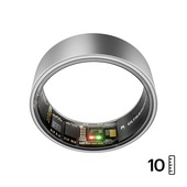 Ultrahuman Ring AIR – Monitor del sonno e dell'attività fisica, anello intelligente per uomo e donna, nessuna spesa per l'app per le funzioni standard, durata della batteria fino a 6 giorni (taglia 10)