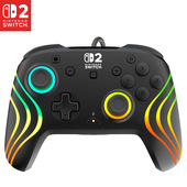 Turtle Beach Afterglow Nero controller da gaming RGB cablato con licenza ufficiale per Nintendo Switch 2