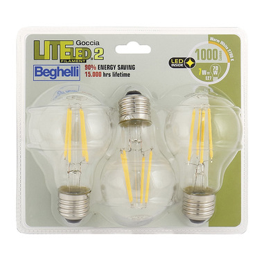 Beghelli Goccia Liteled.2 BLISTER pack 3x