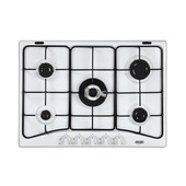 De’Longhi YBF 57 ASV piano cottura Bianco Da incasso 68 cm Gas 5 Fornello(i)
