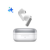 Samsung Galaxy Buds4, White, Corpo in metallo, Altoparlante a 1 via, equalizzatore adattivo, Chiamate cristalline, Audio a 360°, ANC, Controllo adattivo del rumore Connessione senza interruzioni e One UI, Galaxy AI pronto ai comandi vocali