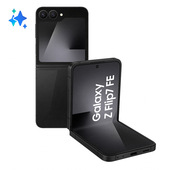 Samsung Galaxy Z Flip7 FE Smartphone AI, RAM 12GB, 128GB, Display 3,4" Super AMOLED/6,7" Dynamic AMOLED 2X, Fotocamera 50MP, Black