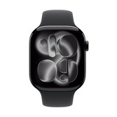 Apple Cinturino Sport nero (46 mm) - M/L