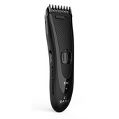 GA.MA Tagliacapelli Black Titanium T742, Cordless, Regolazione di Taglio da 3 a 14,5 mm, Autonomia Batteria di 45 min, Lama in Acciaio Inossidabile Rivestita in Titanio per Tagli Precisi e Duraturi