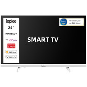 IOPLEE IOP24WVDA SMART TV Bianco 24" HD, Sistema operativo VIDAA, Triplo tuner DVBT2/C/S2, Certificato TivuSAT, Dolby Audio, Parental Control