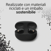 Sony WF-1000XM5 Cuffie Wireless con Noise Cancelling- Durata della batteria fino a 24 ore - Nero