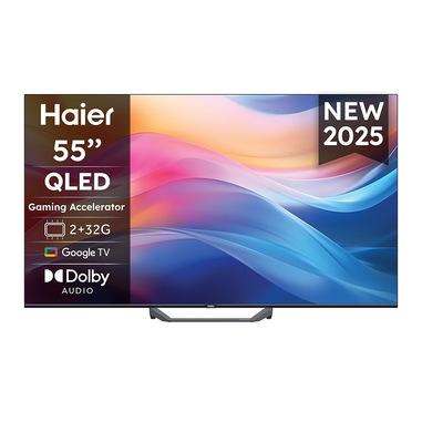 Haier Smart TV QLED 55" , H55S80FUX, 4K, Google TV...