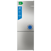 Bosch Serie 4 KGN492IAF Frigorifero Combinato da libera installazione 203 x 70 cm Acciaio anti-impronta Classe A