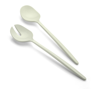 Fratelli Guzzini 106101156 cucchiaio Cucchiaio da insalata Plastica Bianco 2 pz