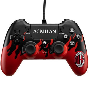 Qubick ACP40172 periferica di gioco Nero, Rosso USB Gamepad Analogico/Digitale PC, PlayStation 4, PlayStation 5