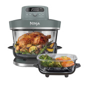 Ninja CRISPi PRO 7-in-1 Singolo Indipendente 2050 W Friggitrice ad aria calda Grigio, Trasparente