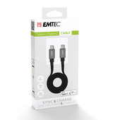 Emtec T700C2 cavo USB 1,2 m USB C Nero