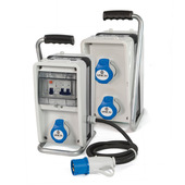FANTON 74303 Asse di distribuzione elettrica con Quadro ASC IP44 PORTATILE.