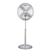 Electroline ELNFDAVP40XC ventilatore a piantana 50 watt, diametro 40cm, 3 velocità cromo