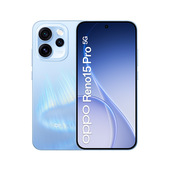 OPPO Reno15 Pro 5G AI Smartphone, Tripla fotocamera 200+50+50MP, Selfie 50MP, Display 6.32” 120HZ AMOLED FHD+, 6200mAh, RAM 12GB(Esp4GB/8GB/12GB)+ROM 512GB [Versione Italia], Aurora Blue