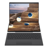 ASUS Zenbook Duo UX8407AA-SN101W Copilot+ PC Intel Core Ultra 9 386H Computer portatile 35,6 cm (14") Touch screen 3K 32 GB LPDDR5x-SDRAM 1 TB SSD Wi-Fi 7 (802.11be) Windows 11 Home Grigio