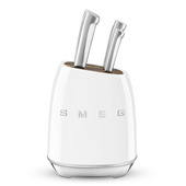 Smeg KBSF02WH posata da cucina e set di coltelli 6 pz Ceppo per coltelli con fessure