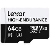 Lexar High-Endurance 64 GB MicroSDXC UHS-I Classe 10