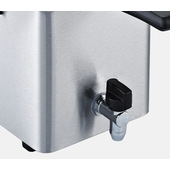RGV FR TYPE4L friggitrice Singolo 4 L Indipendente 2500 W Nero, Acciaio inox