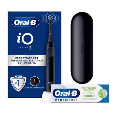 Oral-B iO2 Adulto Spazzolino a vibrazione Nero