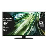 Samsung Smart TV 50” QE50QN90DATXZT Neo QLED 4K Mini LED Titan Black 2024, Processore NQ4 AI GEN2, Tecnologia Quantum Matrix, Neo Slim Design, Dolby Atmos