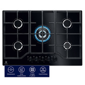 Electrolux Piano Gas Comandi Frontali 75 Cm EGG7536K