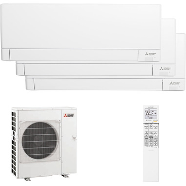 Mitsubishi Electric MITKITTRIAL50DW25X3 condizionatore fisso Climatizzatore split system Bianco
