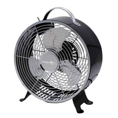 Smartway Ventilatore small da tavolo in metallo Nero