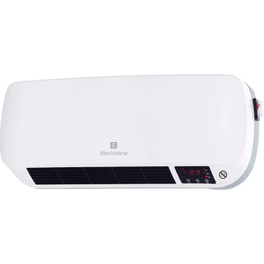 Electroline CWHE208 stufetta elettrica Interno Bianco 2000 W Riscaldatore ambiente elettrico con ventilatore