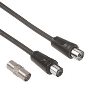 Hama 7483199 cavo coassiale 3 m Tipo F Nero
