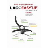 Lagostina Pentola a pressione Itala Lagoeasy'up 7lt adatta all'induzione, Made in Italy