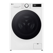 LG F4WR6010AGW Lavatrice 10kg AI DD, Serie R5, Classe A-10%, 1400 giri, TurboWash 360, Lavaggio a vapore, White