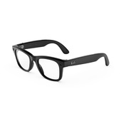 Ray-Ban Wayfarer (Gen 3), Nero opaco, Lenti trasparenti