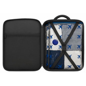 Lavatelli Vac-u-Bag – Zaino da Cabina 40x30x20 cm con Pompa Sottovuoto USB-C Ricaricabile e 2 Sacchetti Travel 40x45