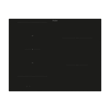 Haier FB54CIRS Nero Da incasso 65 cm Piano cottura a induzione 4 Fornello(i)